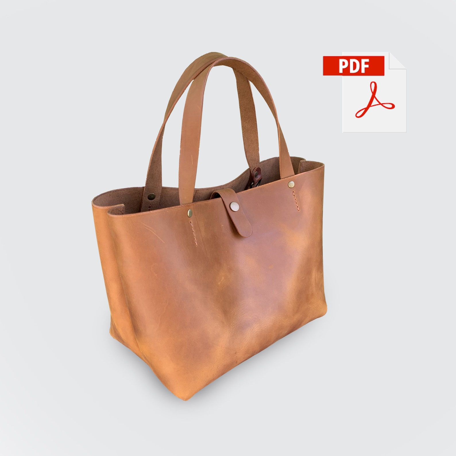 Tote Bag Lady Bag Shopping Bag PDF Pattern Template - Etsy