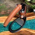 Flair Pro 2 Pro 3 leather case coffee espresso machine leathercraft Handmade hand stitching