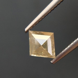 1.98 Ct 10.29x8.25mm Natural Loose Kite Shape Grey Color Rustic Diamond A471
