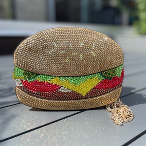 ラインストーン チーズバーガー 財布