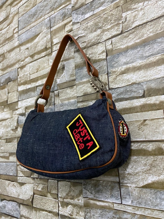 Vintage Versace Bag Chaos Couture Denim 