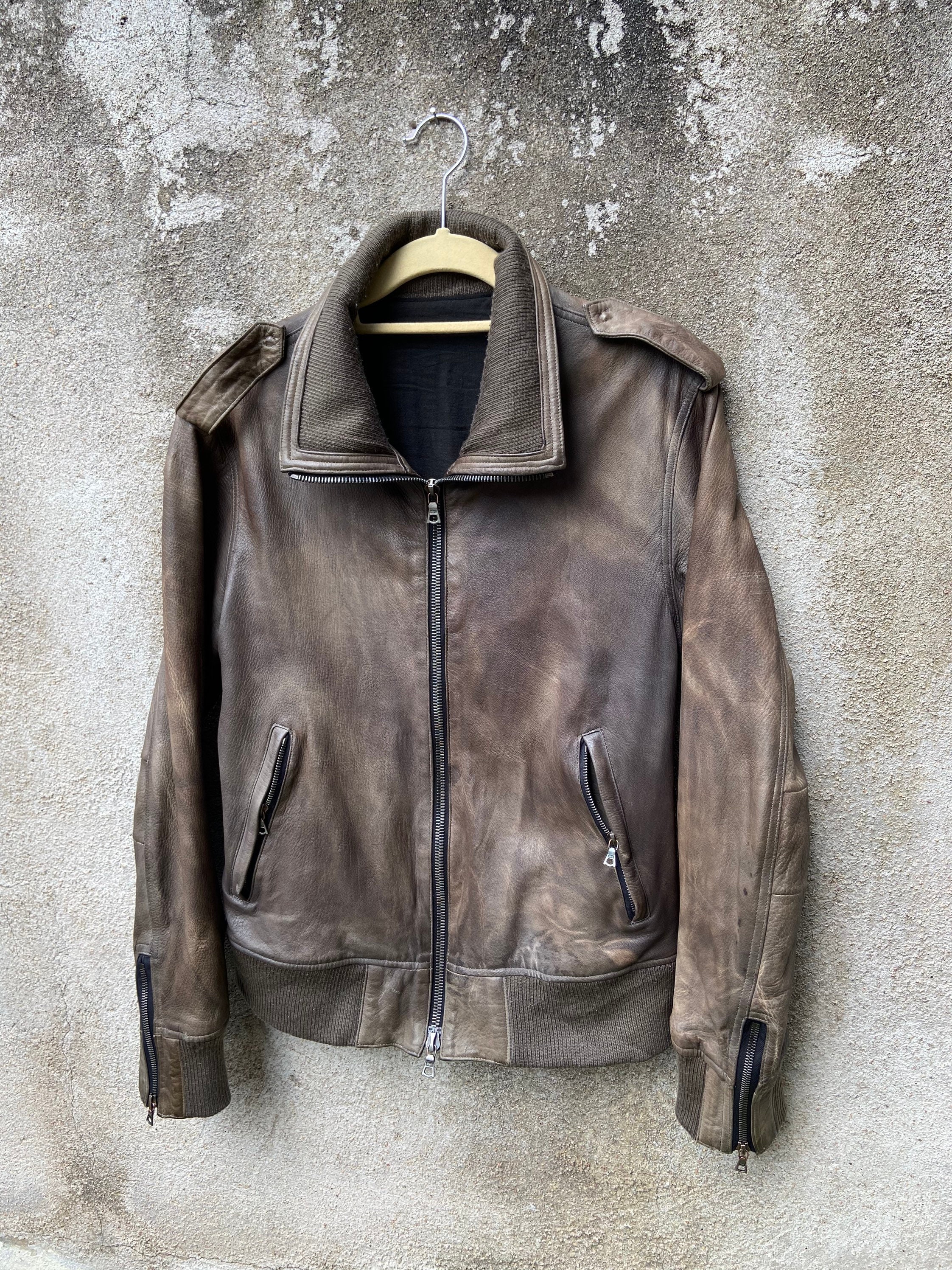 Isamu Katayama Backlash Leather Jacket Japanese Brand Yohji - Etsy