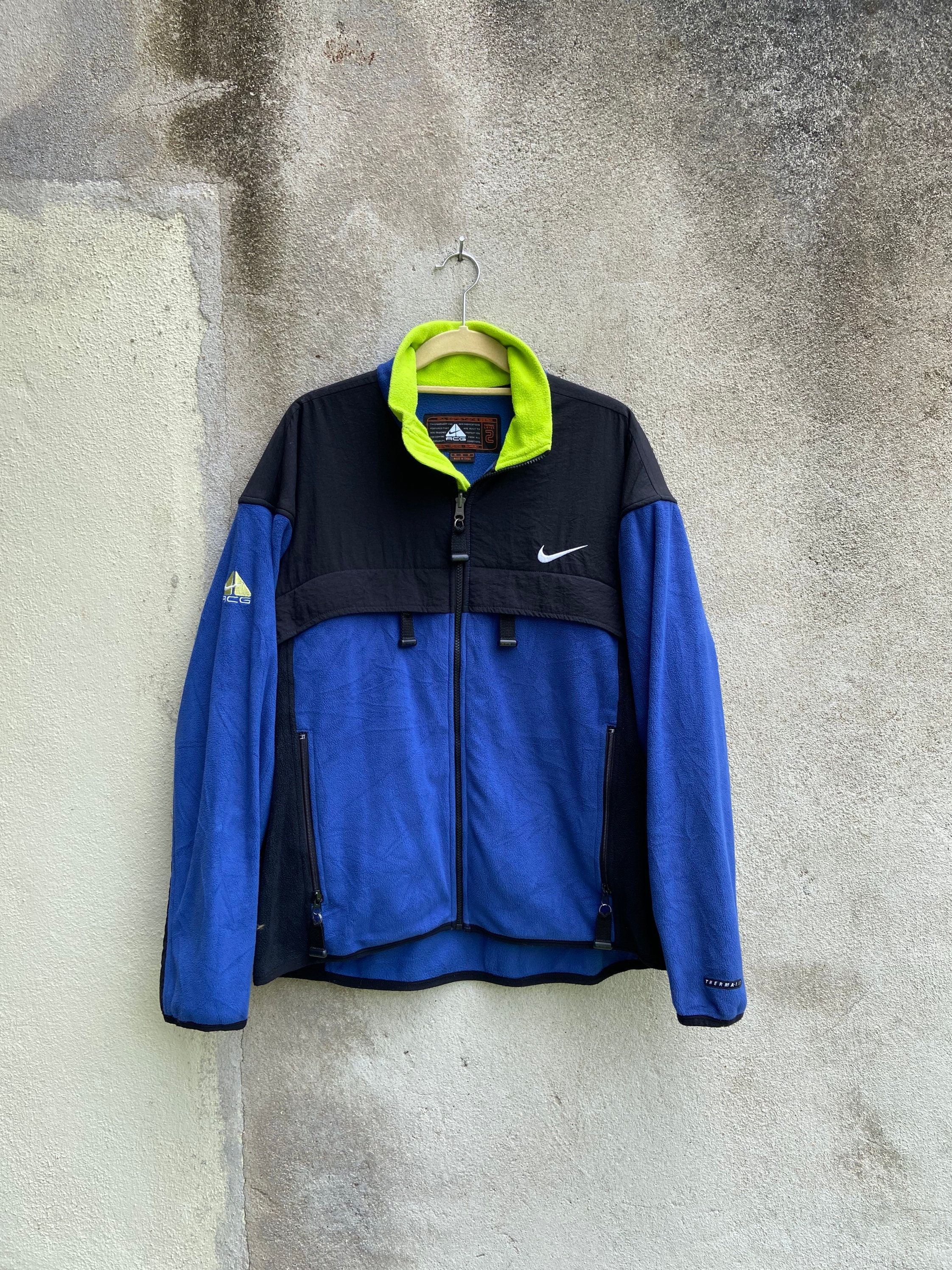 Vintage Nike Acg Fleece Jacket All Conditions Gear Size Medium | Etsy