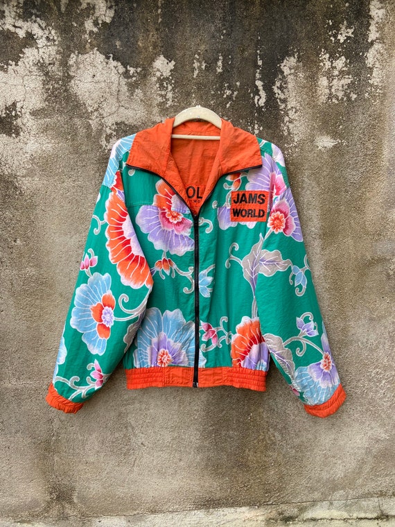 Vintage Jams World Reversible Jacket Honolulu Hawa