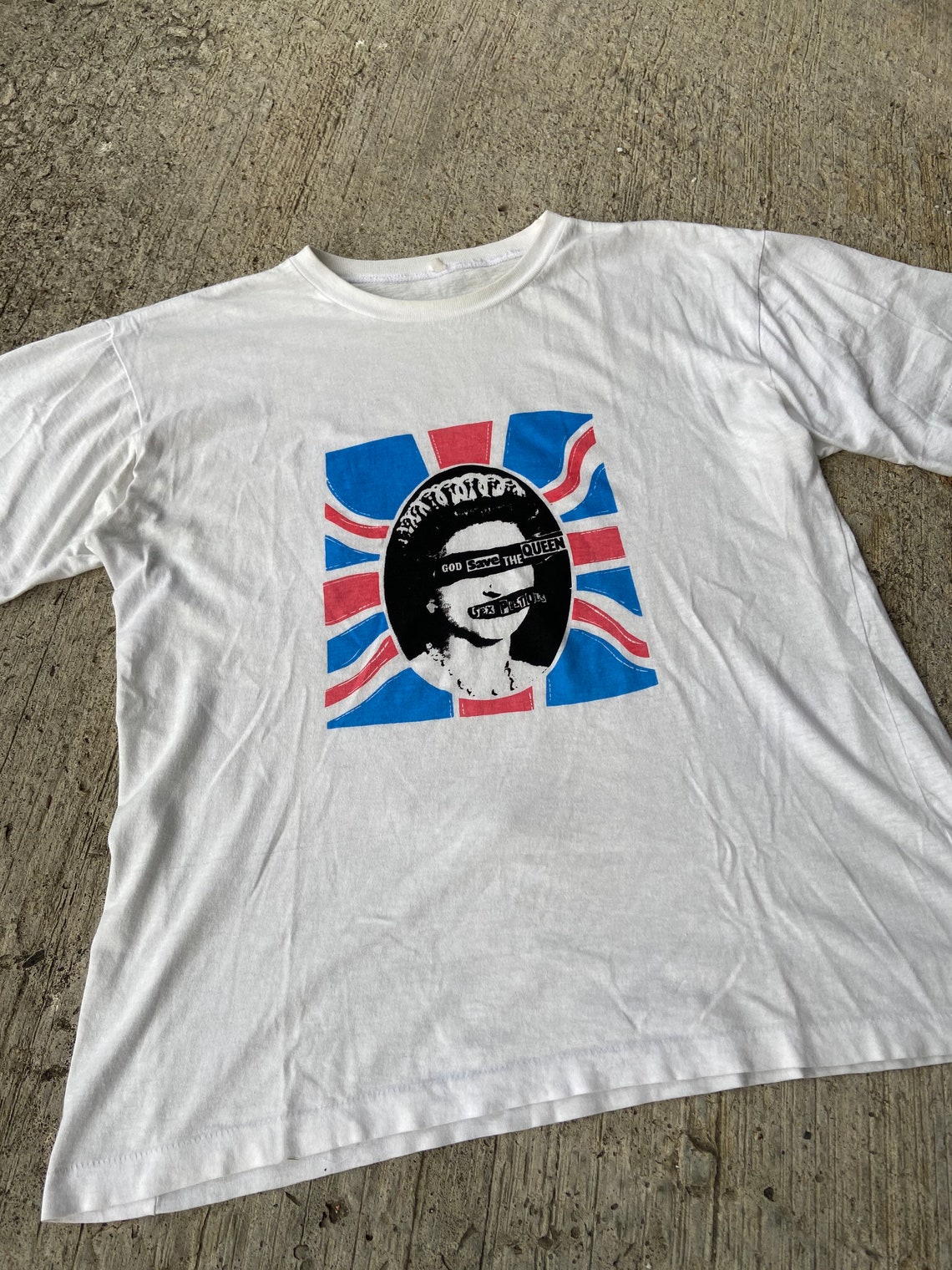 Vintage Sex Pistols Shirt God Save The Queen T Shirt Size Etsy