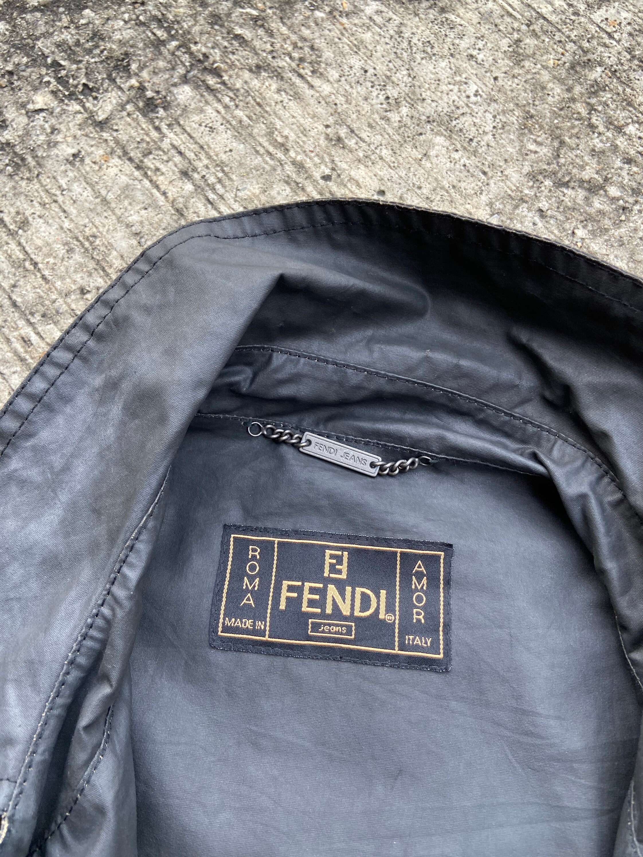 Vintage Fendi Zucca Logo Print Classic 