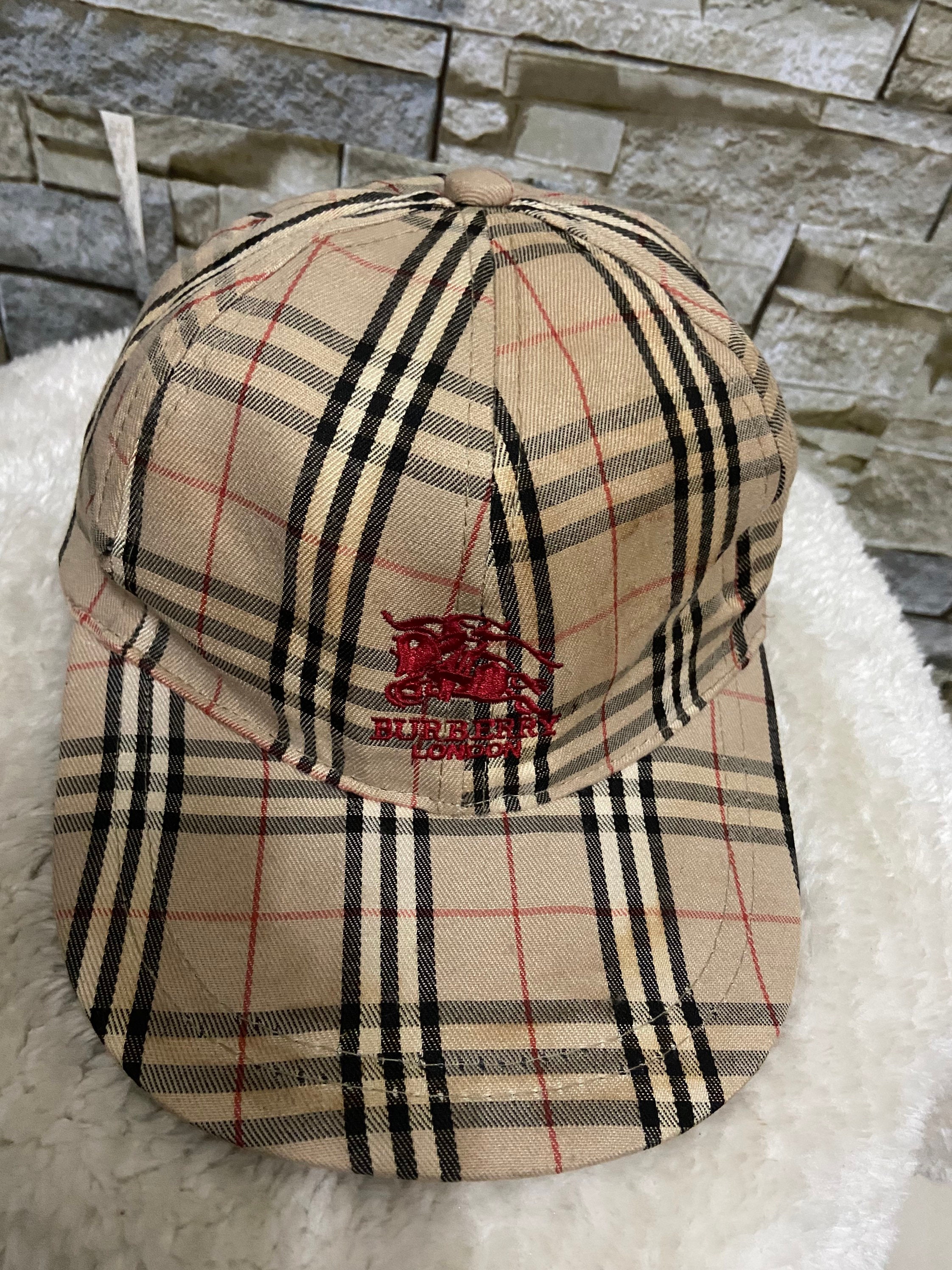 Vintage Burberry London Hat Nova Check Baseball Cap - Etsy Vintage Burberry London Hat Nova Check Baseball Cap - Etsy