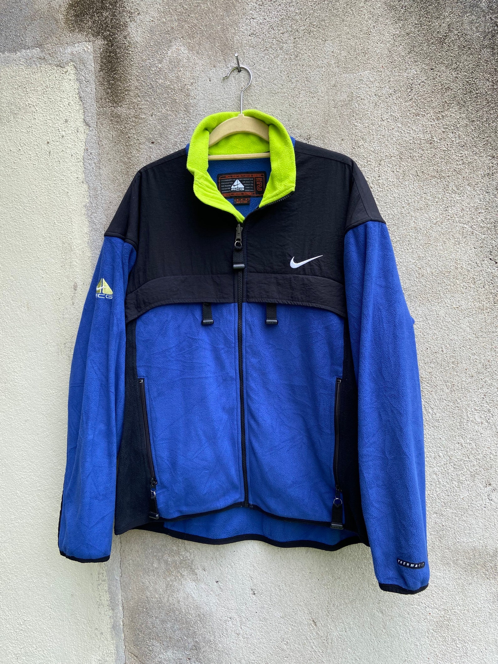 Vintage Nike Acg Fleece Jacket All Conditions Gear Size Medium | Etsy