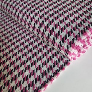 Pink Houndstooth Jacket - Etsy