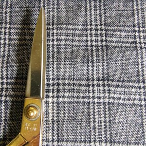Tela de tweed a cuadros grises para trajes: material clásico de costura para prendas imagen 4