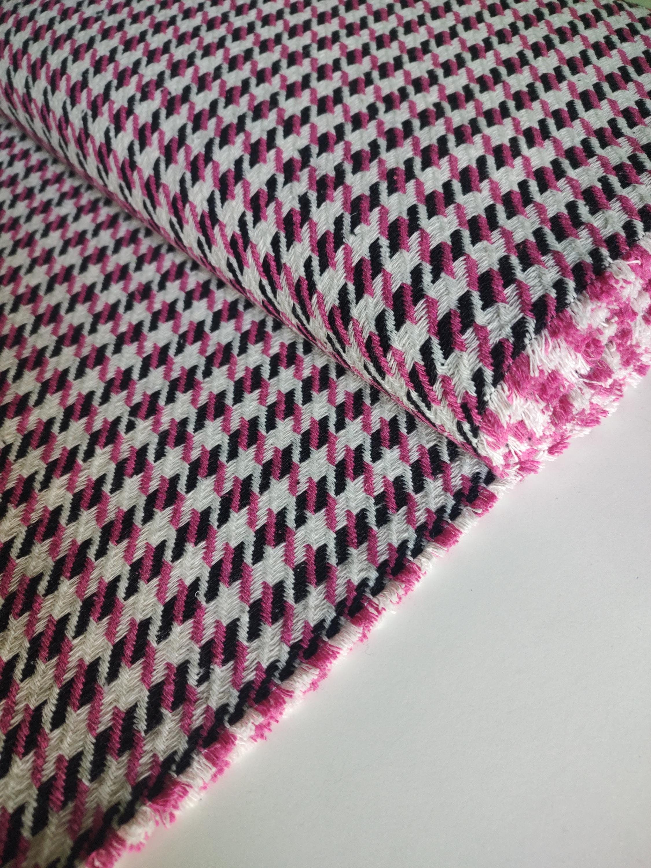 Pink Houndstooth Jacket - Etsy Pink Houndstooth Jacket - Etsy