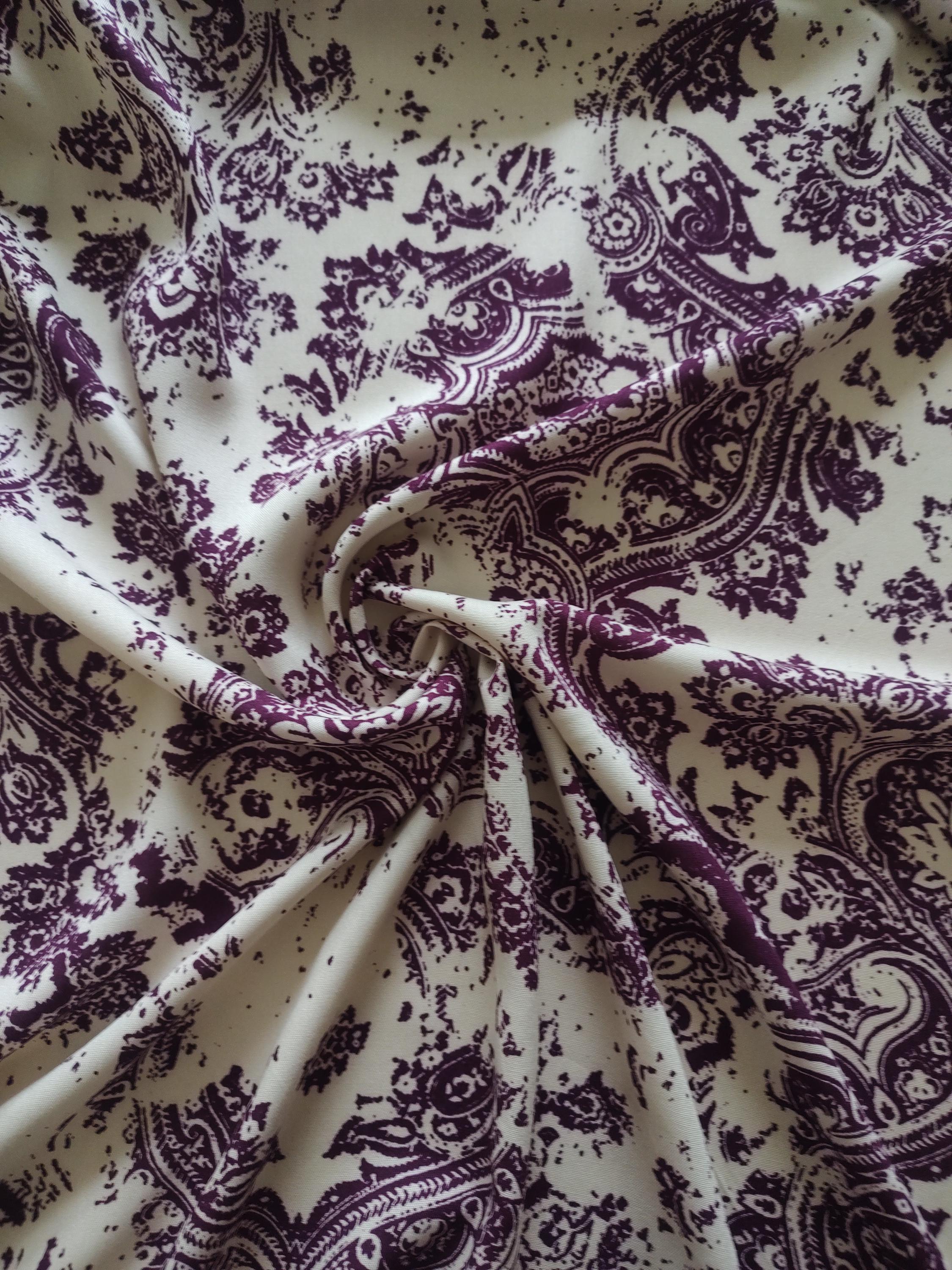 Tessuto In Rayon 24/ESTATE - Serie Pretty Heart - Stampa Fatta A Mano In HI - Italia - Foto 7