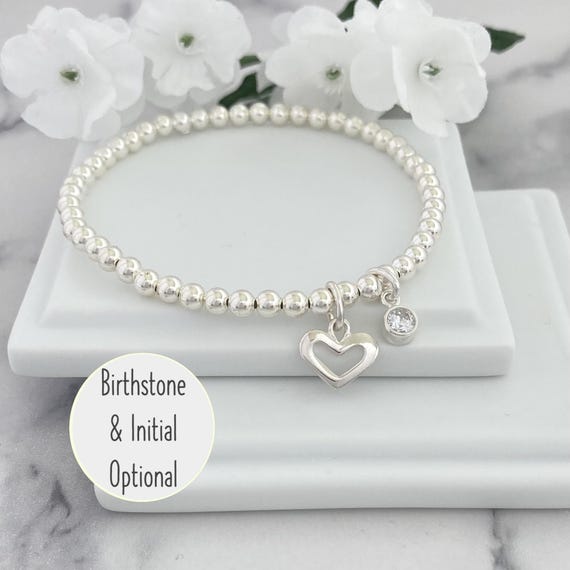 ◎D moment ◎ Autumn Heart 925 Silver Bracelet ~TB3116SV5JJ-1.jpg