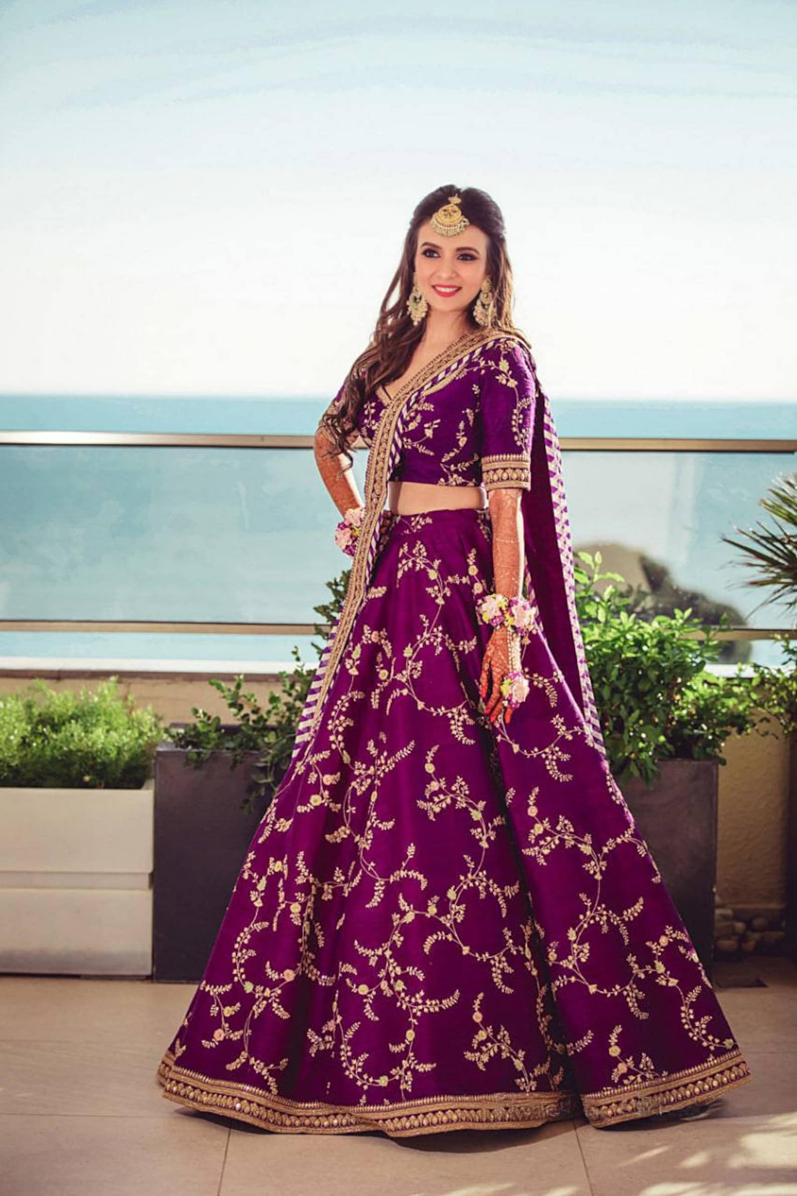 choli with lehenga