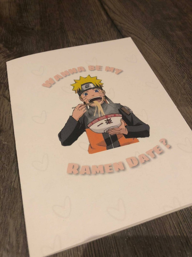Ramen Date Anime Valentinesday Card
