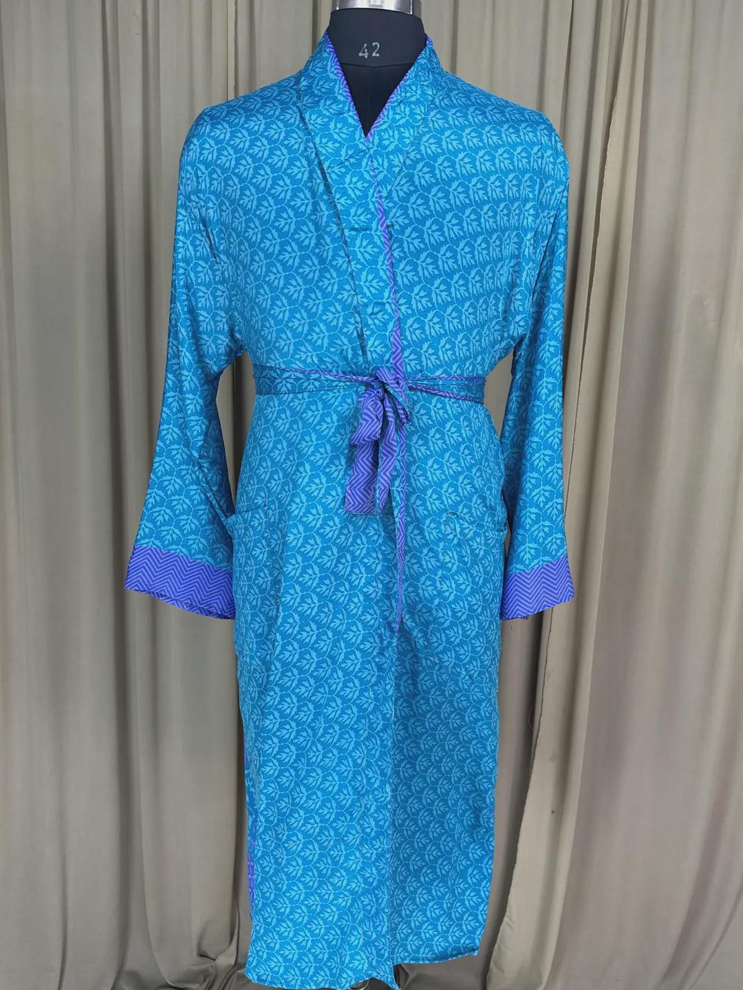 Silky Soft Men’s Kimono Robe | Masculine Elegant Classic Sustainable ...