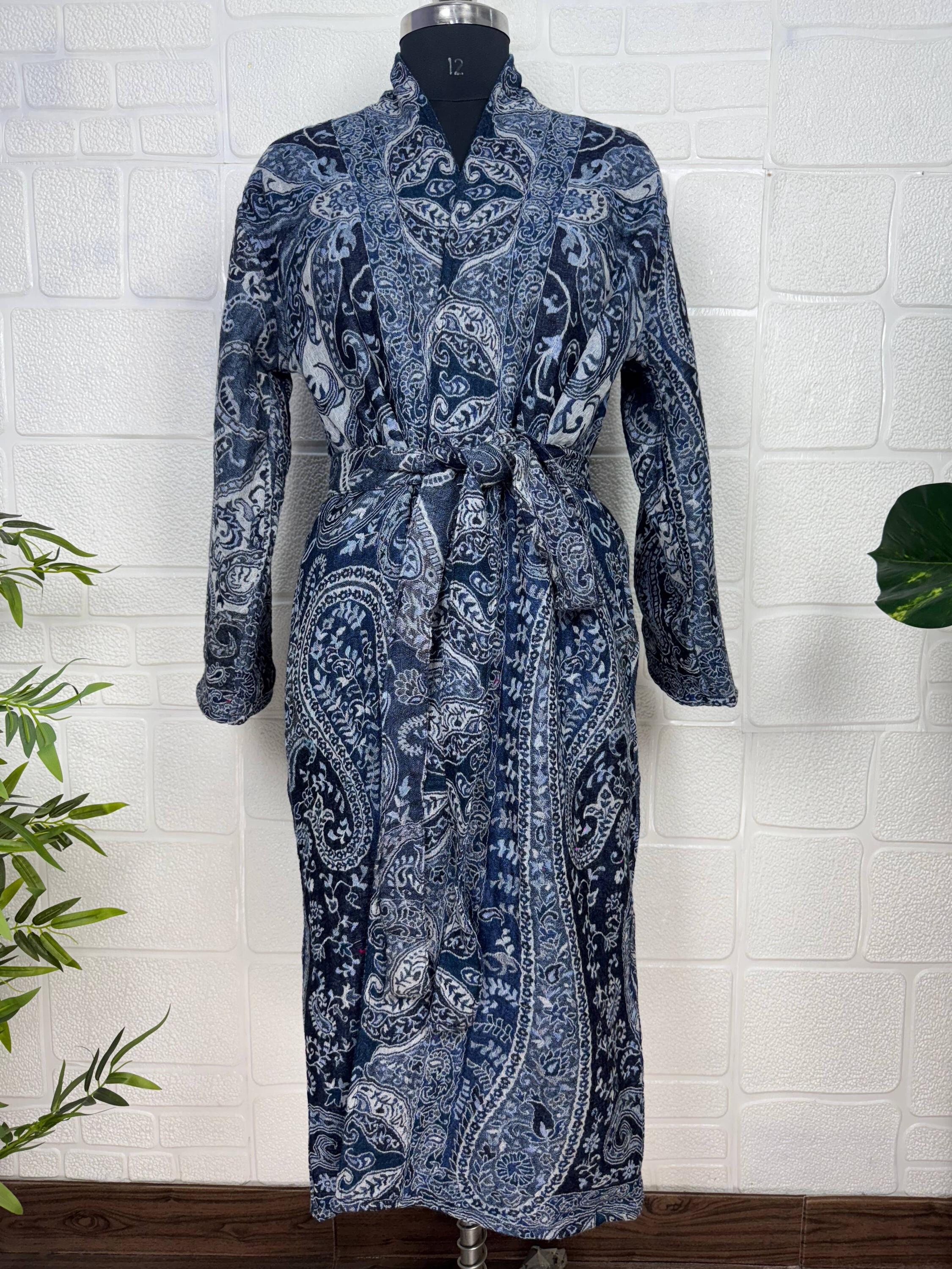 knee length dresses for ladies Women's Merino Wool Thermal Dressing Gown main image 0