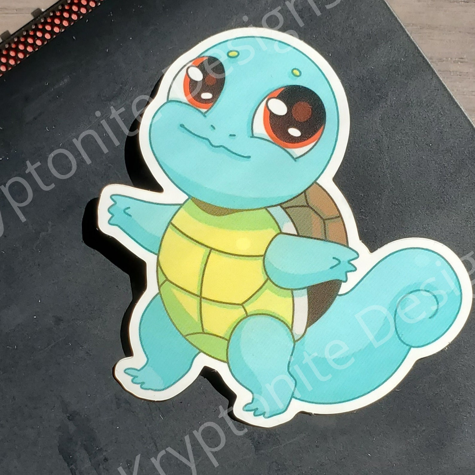Squirtle Pokemon Die-cut Vinyl Sticker Set of 3 Full-color | Etsy