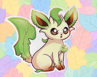 Shop Closing - LEAFEON FAN ART Sticker - Collectible Gift