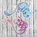 CLERANCE - SHINY MEW Sticker - Pokemon Sticker - Pokemon Trendy Paper Die Cut Stickers Gift For Shiny Mew Lovers - Aesthetic Mew Pack 