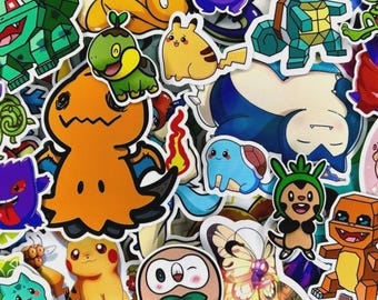 Shop Closing - MYSTERYMON STICKER PACK: Waterproof Vinyl Collectible Decals (Random Selection)