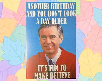 Shop Closing - Mr. RODGERS BIRTHDAY CARD - Funny Neighborhood Greeting (Card + Envelope)