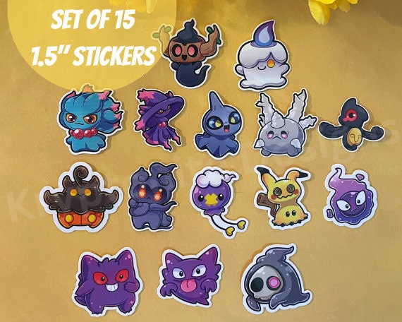 Mimikyu Inspired Vinyl Stickerweirdcore Pokemon -  Hong Kong