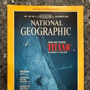 1985-1989 National Geographic Magazine