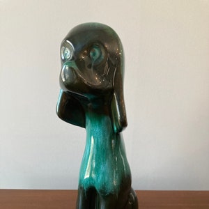 Blue Mountain Pottery Goteo Glaze Dog