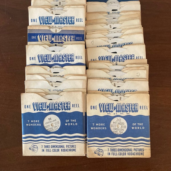 Vintage View-Master Reels (# below 1000)