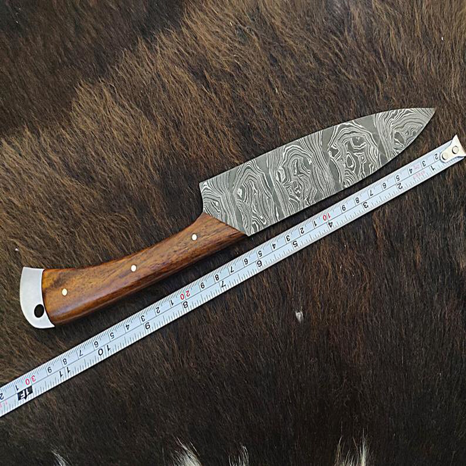 Handmade chef knife set santoku nakiri hand knife Etsy