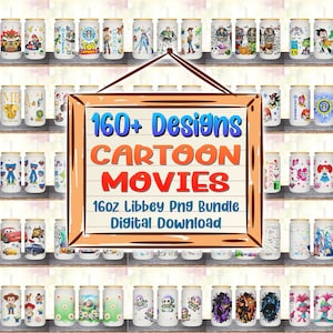 160+ Cartoon Movies 16oz Libbey Glass Can Png, Cartoon Characters Tumbler Png, Cartoon Libbey Glass Can Png, Cartoon Wrap Png, Cartoon Png