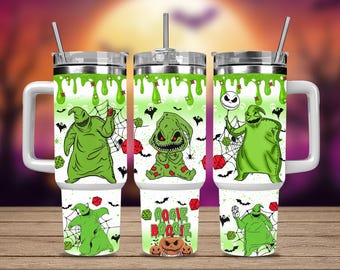 Halloween Cartoon 40oz Tumbler Wrap Png, Cartoon Films 40oz Tumbler Png, Cartoon Figuren Tumbler Png, Cartoon Png, Sublimatie Ontwerpen