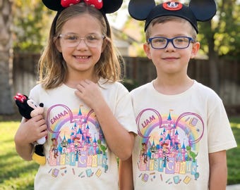 Personalized Toy Story School Shirt, Magical Castle Disney School Shirt, Disney Back To School Shirt, Grade Disney Shirt 2026, Custom Grade