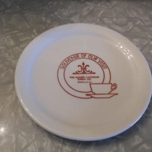 Homer Laughlin Souvenir Plate from Factory Tour