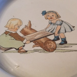 Vintage Baby Feeding Dish/ Bowl