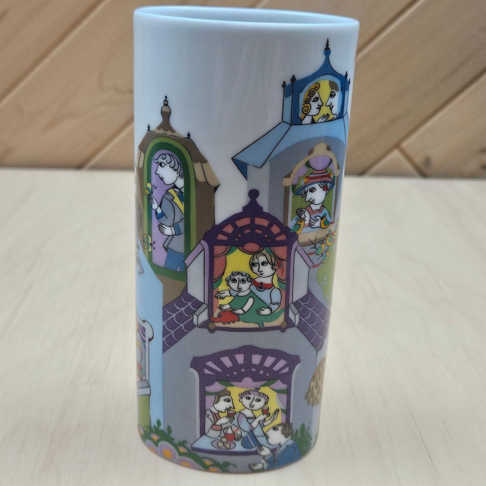 ビョルン・ウィンブラッド サイン入りローゼンタール 6.5 インチ花瓶