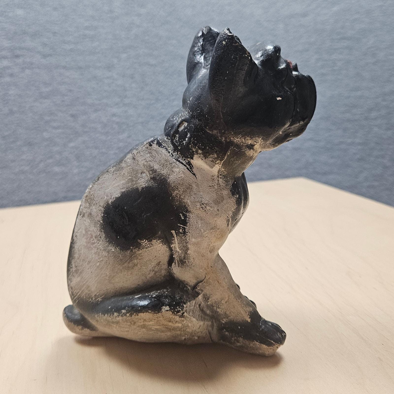 Chalkware Bulldog - Etsy