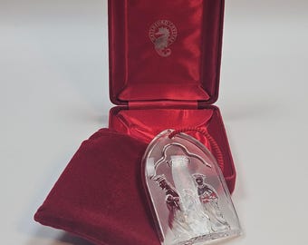 VTG 1999 Waterford Nativity Collection Tre Maji Kristallprydnad 2:a upplagan