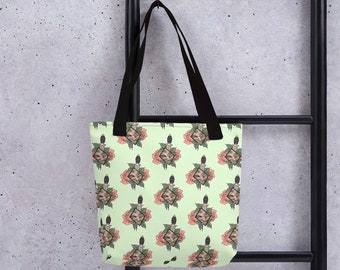 glossy bag Michael Angelo shopperbag hand made upcycling. devils Big bag