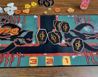 Original Bounty Hunter Themed Sabacc Mat