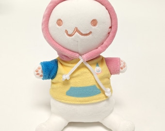 B GRADE Noodlecat Plushie with Removable Hoodie | Each has minor imperfections | Cute Stuffed Animal Gift that brings joy