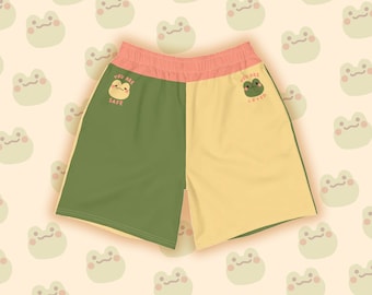 Friendly Froggy Men's Sized Recycled Athletic Shorts