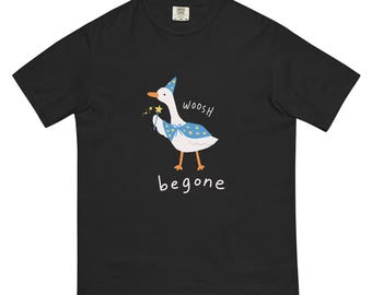 Funny Goose Wizard Unisex garment-dyed heavyweight t-shirt