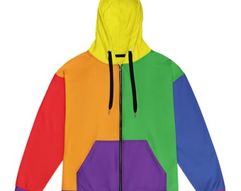 Old School Cool Kidcore Colorblock Unisex zip hoodie 2XS - 6XL