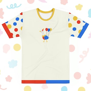 Clown Goose Primary Colors Kidcore Men&#39;s sized t-shirt