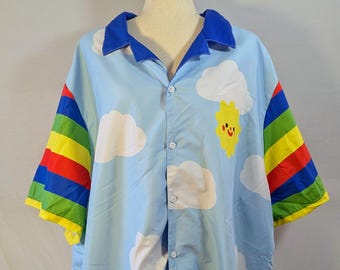 You're Doing Great Kidcore Unisex button shirt