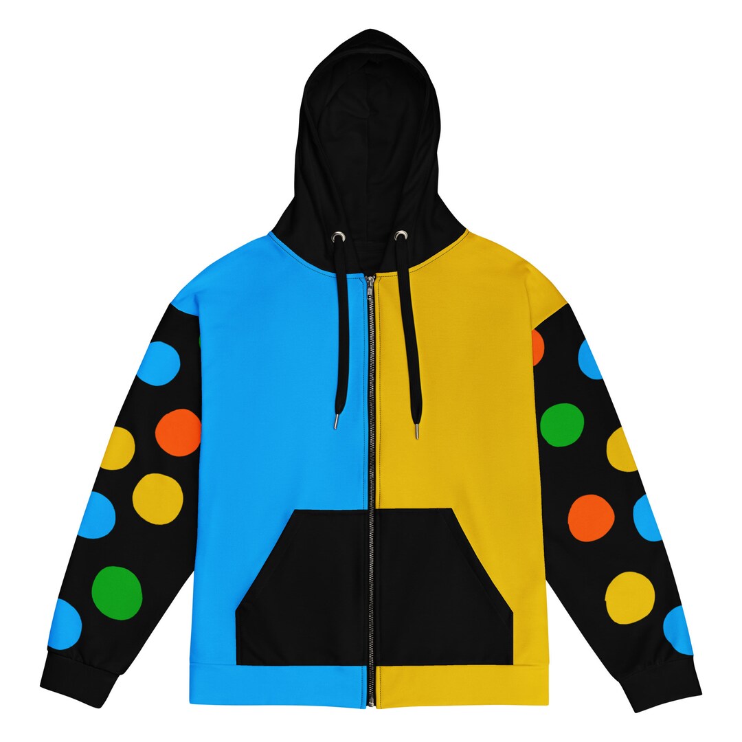 Cardigan Zip Vintage Kidcore Années 2000 - Taille S, Multicolore, Coton