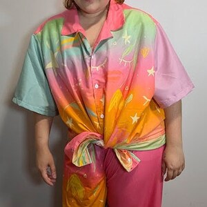 Colorful Magic Unisex Button up Shirt 2XS - 6XL - Etsy