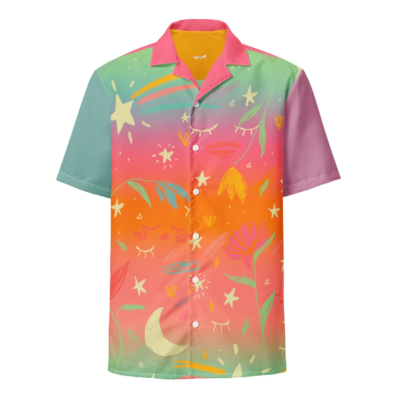 Colorful Magic Unisex Button up Shirt 2XS - 6XL - Etsy
